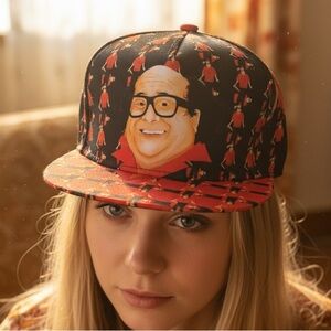 Danny DeVito “Plaid” Hat — Frank Reynolds Always Sunny Flat Bill Cap
